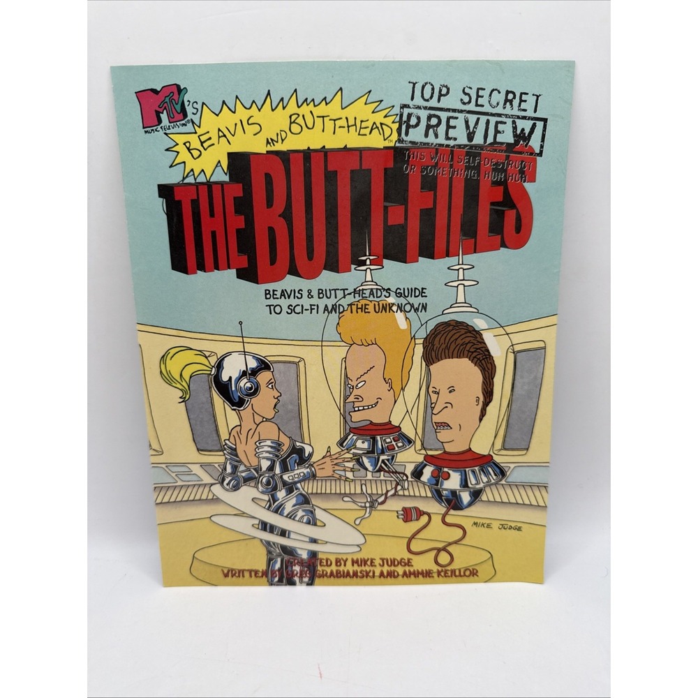 Beavis and butthead "The Butt-Files: B&B-H's Guide to Sci-Fi and the Unknown